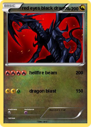 Pokemon red eyes black dragon