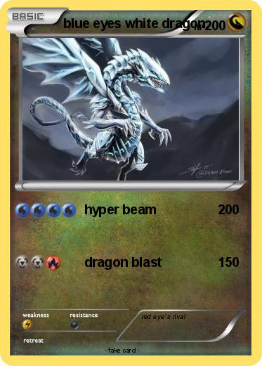 Pokemon blue eyes white dragon