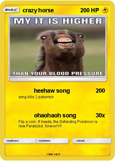 Pokemon crazy horse