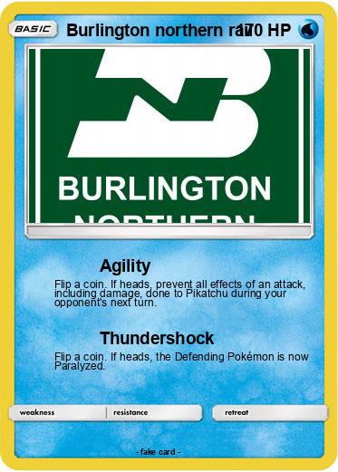 Pokemon Burlington northern rail