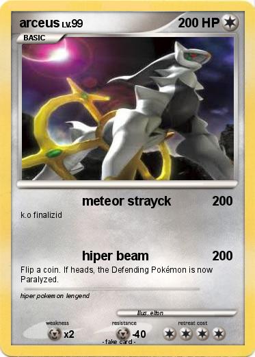 Pokemon arceus