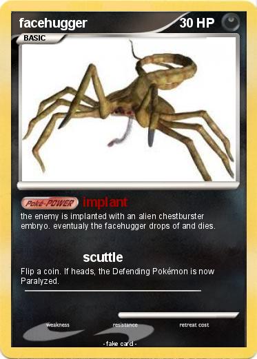 Pokemon facehugger
