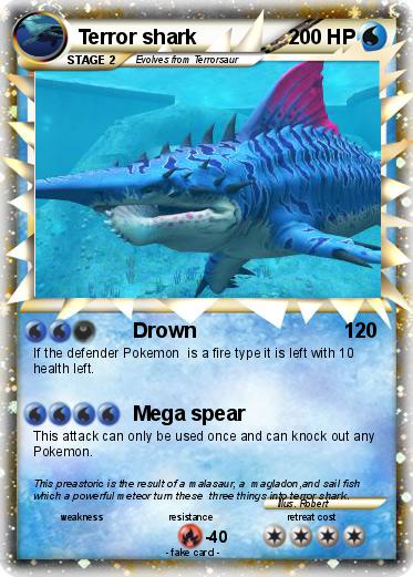 Pokemon Terror shark
