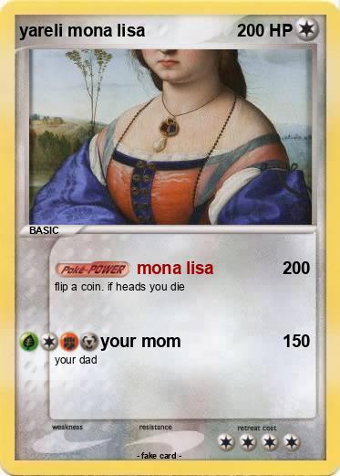Pokemon yareli mona lisa