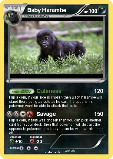 Pokemon Baby Harambe