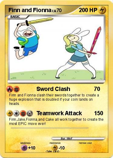 Pokemon Finn and Fionna