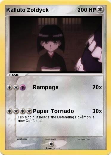 Pokemon Kalluto Zoldyck
