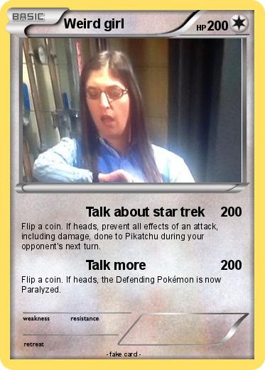 Pokemon Weird girl