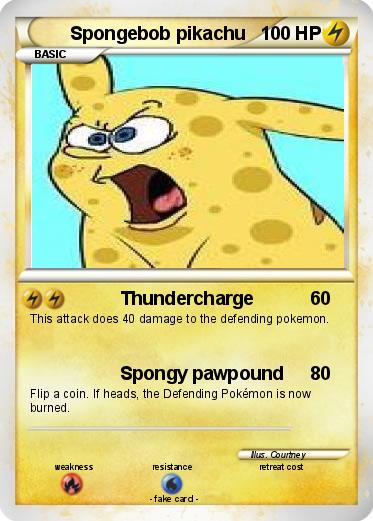 Pokemon Spongebob pikachu Pokemon Spongebob pikachu
