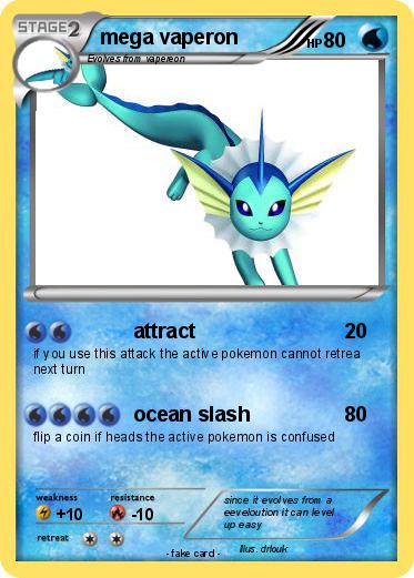 Pokemon mega vaperon