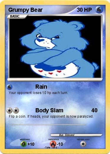 Pokemon Grumpy Bear