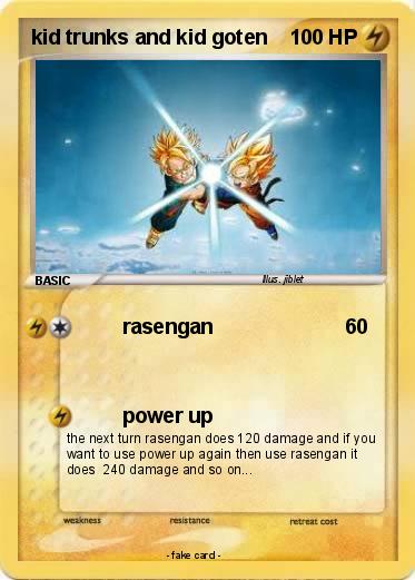 Pokemon kid trunks and kid goten