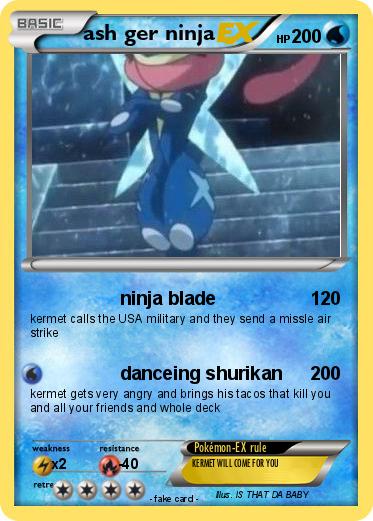 Pokemon ash ger ninja