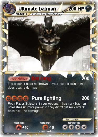Pokemon Ultimate batman