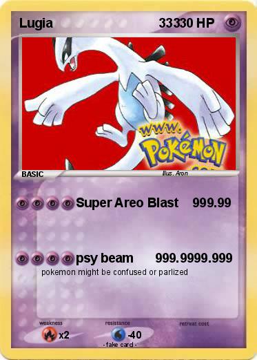 Pokemon Lugia                              333