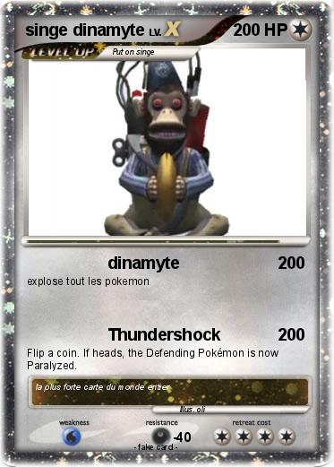 Pokemon singe dinamyte