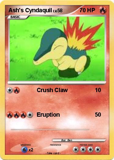 Pokemon Ash's Cyndaquil