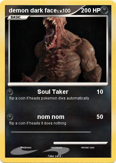 Pokemon demon dark face