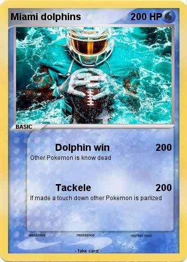 Pokemon Miami dolphins