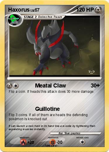 Pokemon Haxorus Pokemon Haxorus
