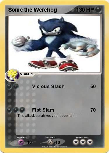Pokemon Sonic the Werehog