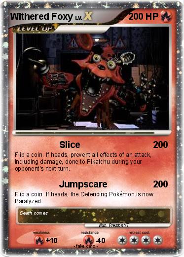 Pokemon Withered Foxy