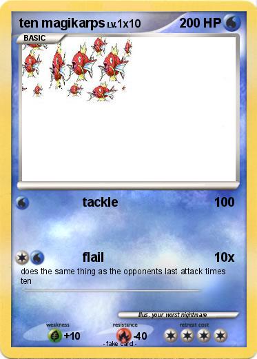 Pokemon ten magikarps