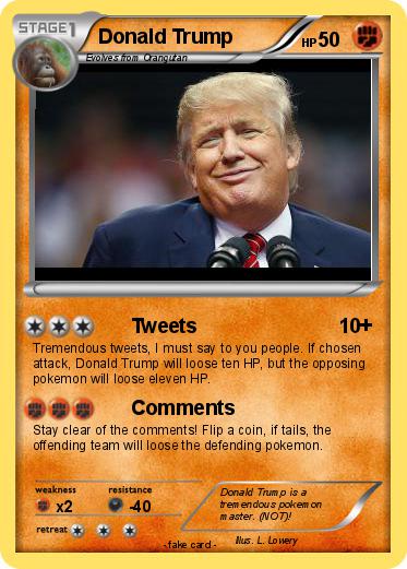 Pokemon Donald Trump