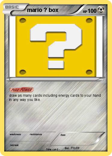 Pokemon mario ? box