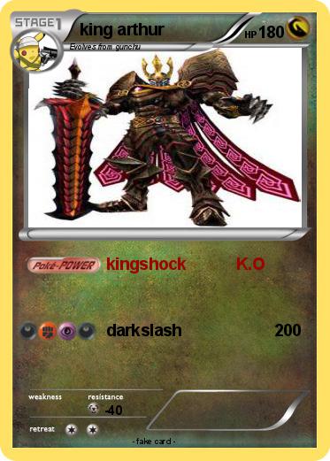 Pokemon king arthur