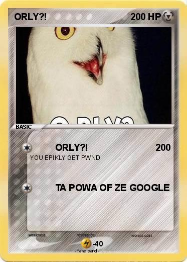 Pokemon ORLY?!