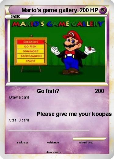 Pokemon Mario's game gallery