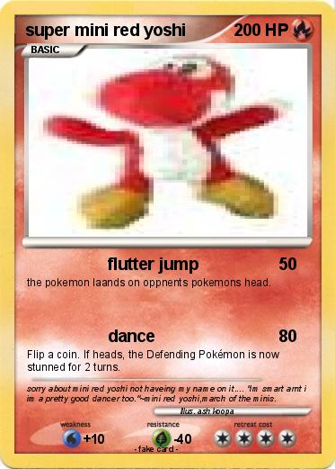Pokemon super mini red yoshi