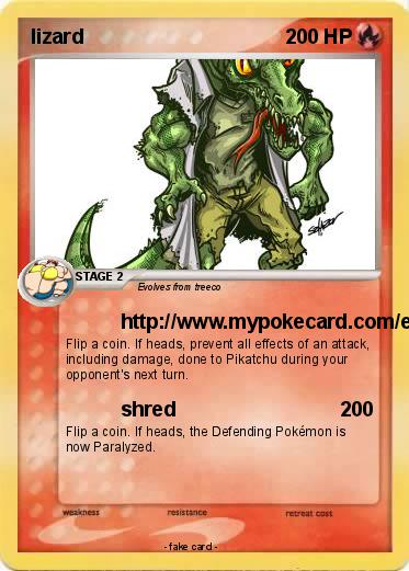 Pokemon lizard