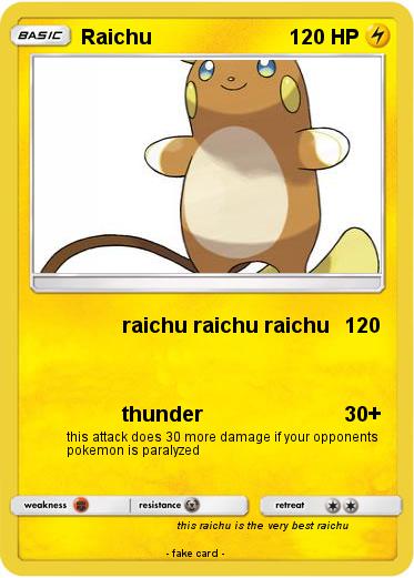 Pokemon Raichu