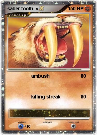 Pokemon saber tooth