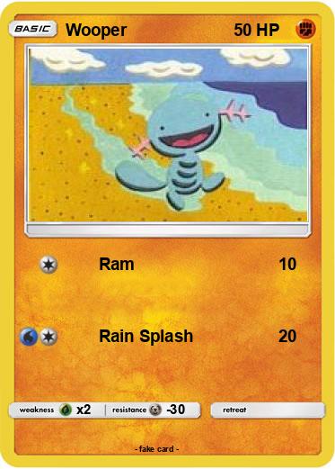 Pokemon Wooper