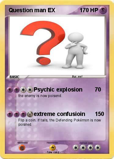 Pokemon Question man EX