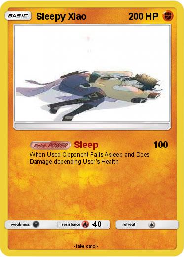 Pokemon Sleepy Xiao