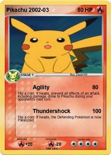 Pokemon Pikachu 2002-03