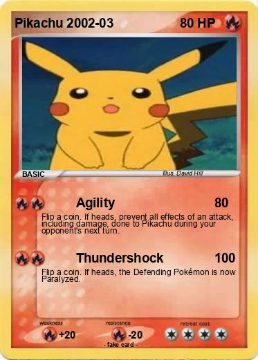 Pokemon Pikachu 2002-03