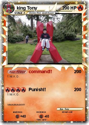 Pokemon king Tony