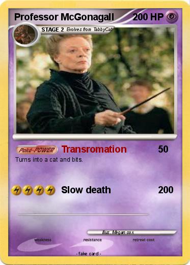 Pokemon Professor McGonagall
