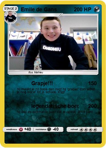 Pokemon Emile de Gans