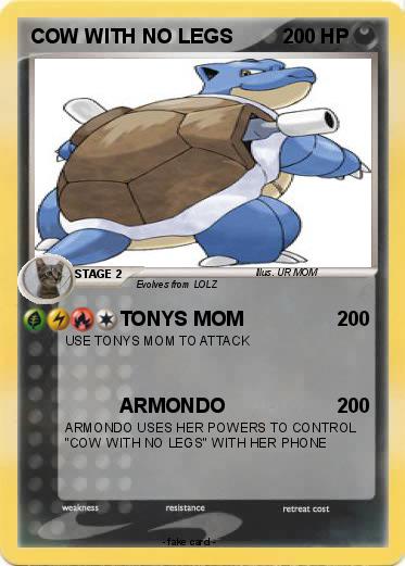 Pokemon COW WITH NO LEGS