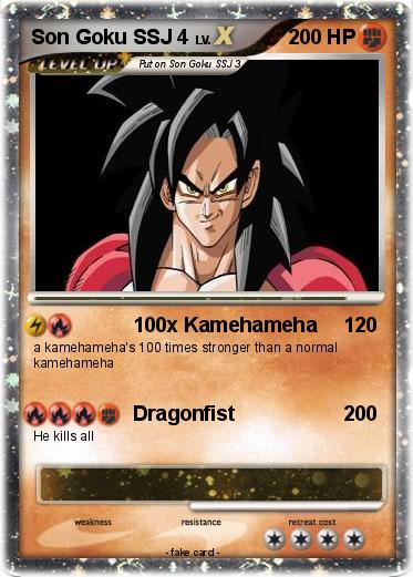 Pokemon Son Goku SSJ 4