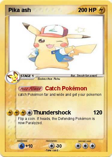 Pokemon Pika ash