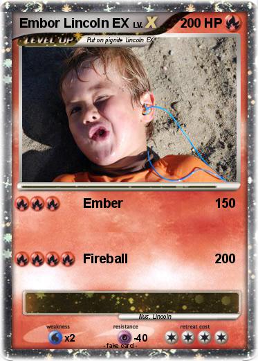 Pokemon Embor Lincoln EX