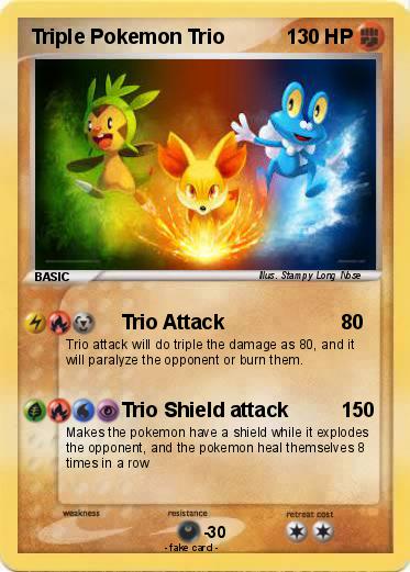 Pokemon Triple Pokemon Trio