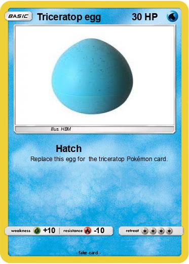 Pokemon Triceratop egg